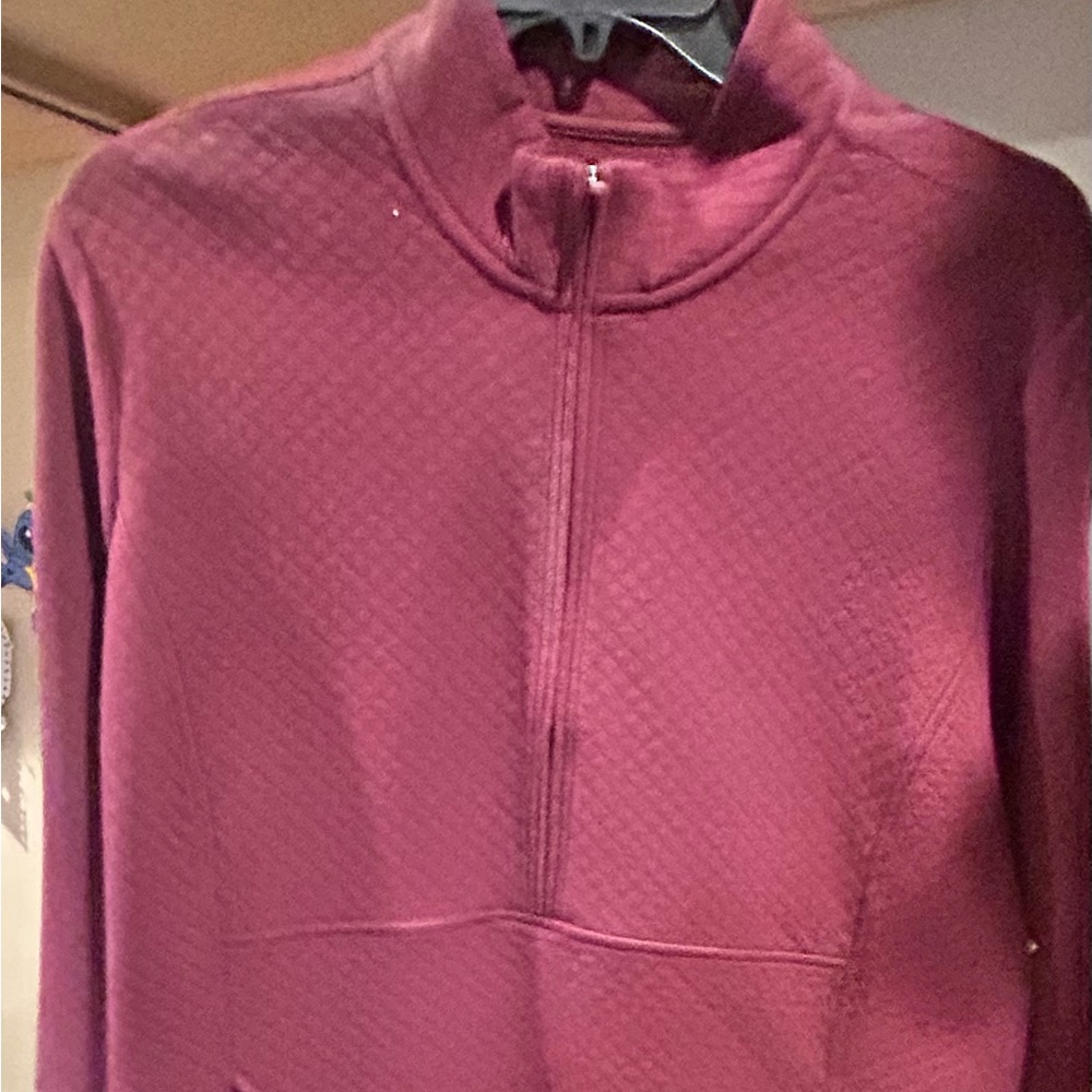 Blue mountain pull over sweater burgundy